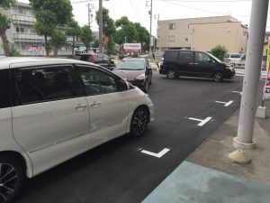 店舗前面駐車場